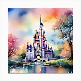 Cinderella Castle 48 Canvas Print
