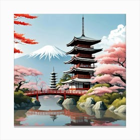 Pagoda Serenity Canvas Print