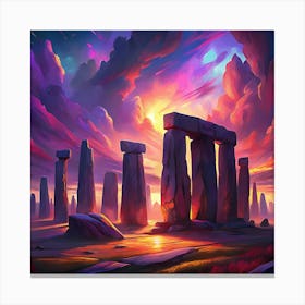 Stonehenge Canvas Print