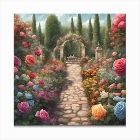 Rose Garden Canvas Print