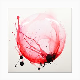 Splatter Painting Canvas Print