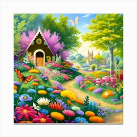 Fairy Garden Canvas Print