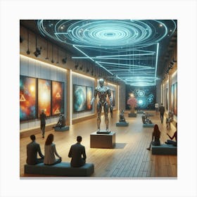 Space Museum Canvas Print