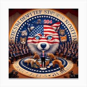 Trump'S Inauguration Canvas Print