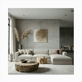 Modern Living Room 138 Canvas Print