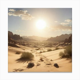 Sand Dunes Canvas Print