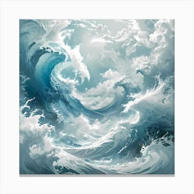 Ocean Waves Canvas Print