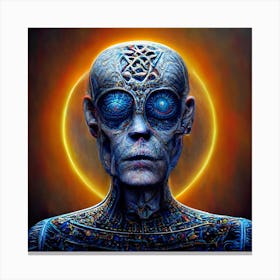 Alien Man Canvas Print