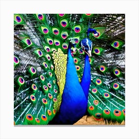 Peacock 9 Canvas Print