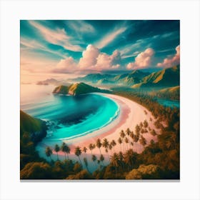 Sunset Beach Canvas Print