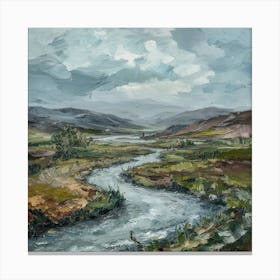 The Tranquil Meanders Canvas Print