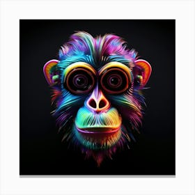 Monkey Head 1 Canvas Print