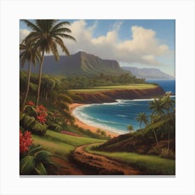 Hawaiian Beach 4 Canvas Print