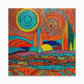 Abstract Painting Canvas Print