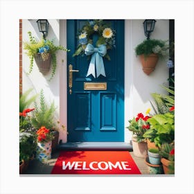 Front door Canvas Print