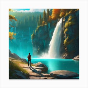 Waterfall 12 Canvas Print