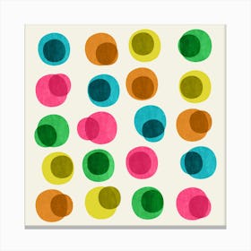 An Array Of Circles II Canvas Print