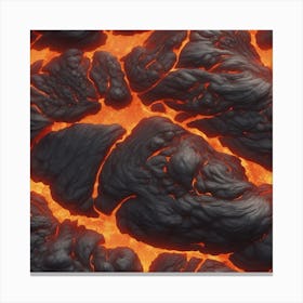 Lava Flow 41 Canvas Print