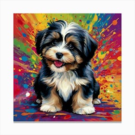 Havanese Puppy 1 Canvas Print