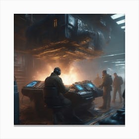 Sci - Fi Art Canvas Print