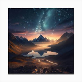 Starry Night 3 Canvas Print