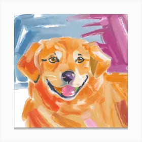 Golden Retriever 01 Canvas Print