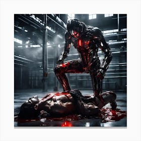 Poster For Blade Ii Canvas Print