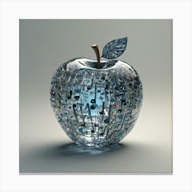 Glass Apple 2 Canvas Print