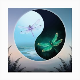 Dragonflies 1 Canvas Print