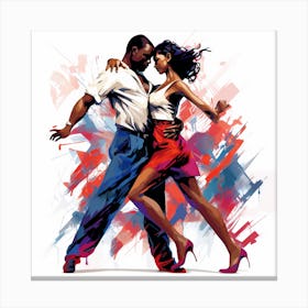 Latin Dancers 3 Canvas Print