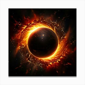 Eclipse Of The Sun Canvas Print