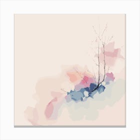 Abstract Watercolor Painting 2 Canvas Print