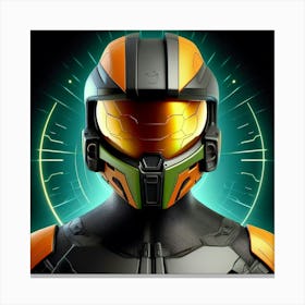 Halo 3 9 Canvas Print