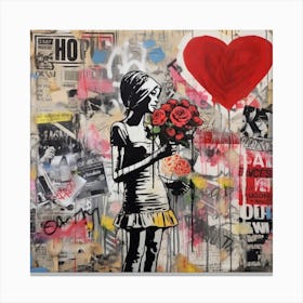 Laz 100 1 Urban Romance 4 Canvas Print