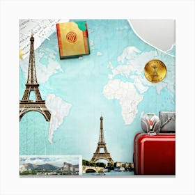 World Map 1 Canvas Print