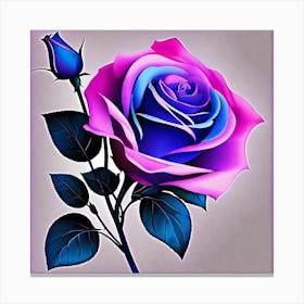 Rose Painting Canvas Print