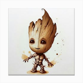 Guardians Of The Galaxy Groot 1 Canvas Print