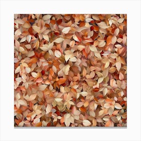 Autumn Leaves Background Canvas Print