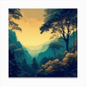 Tree Tops Canvas Print