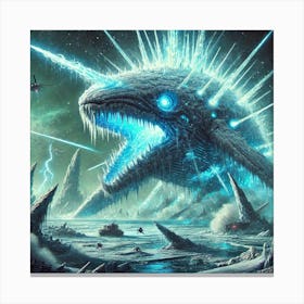 Glacius Ice Spike Attack Canvas Print