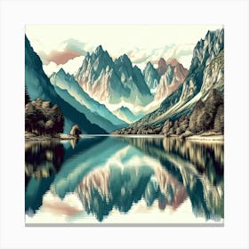 Calm Cascades 4 Canvas Print