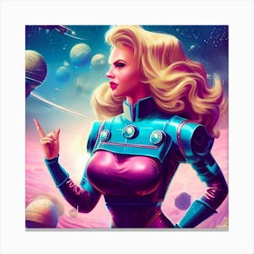 Venus In Space Canvas Print