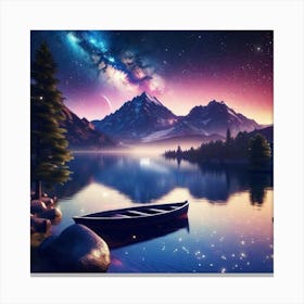 Starry Night Sky 6 Canvas Print