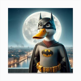 Batman Duck 2 Canvas Print
