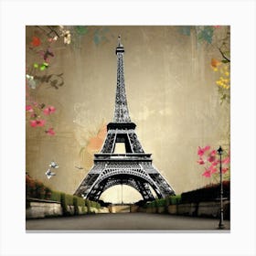 Paris Eiffel Tower 21 Canvas Print