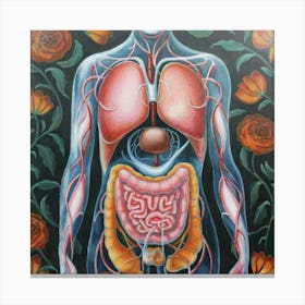 Organs Of The Human Body 7 Canvas Print