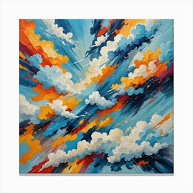 Abstract Art Of Sky Is The Limit 3632717970(1) Toile