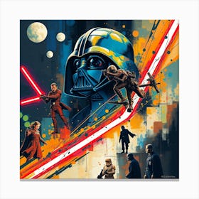 Star Wars The Force Awakens 7 Canvas Print