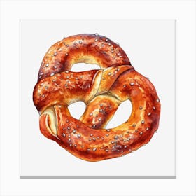 Pretzel Canvas Print