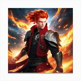 Legend Of The Warrior Canvas Print